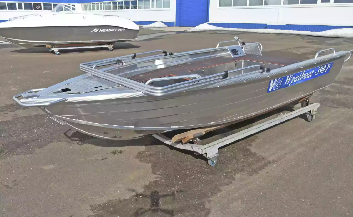 Алюминиевая лодка Wyatboat-390РМ в Кургане