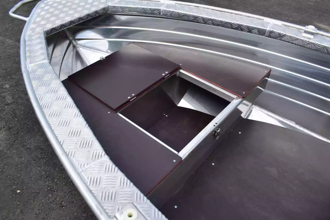 Алюминиевая лодка Wyatboat-390Р Увеличенный борт в Кургане