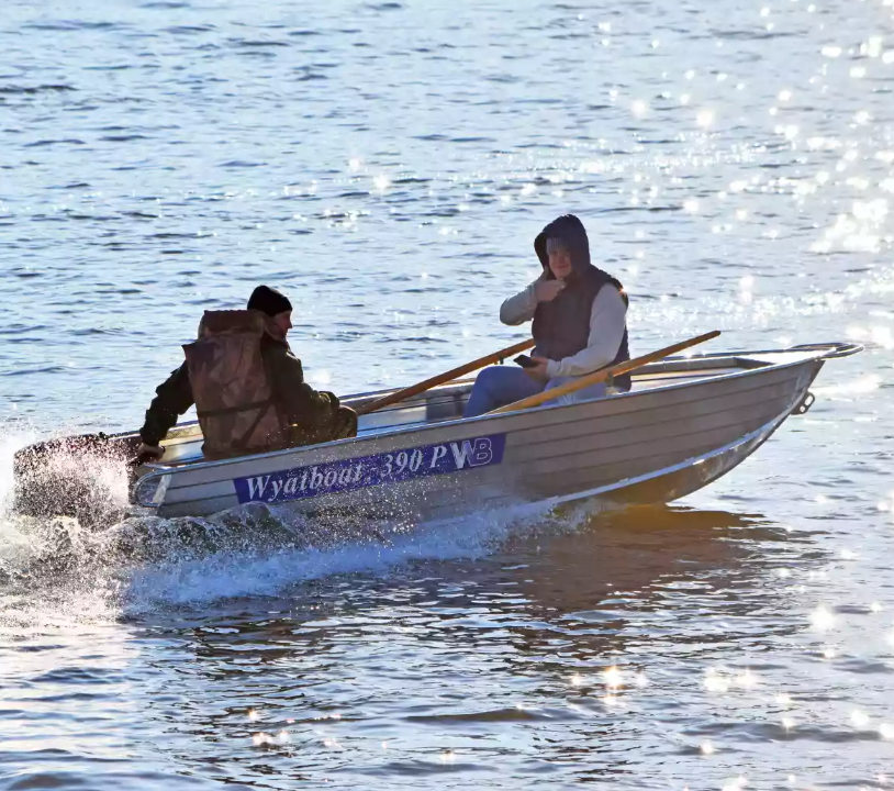 Алюминиевая лодка Wyatboat-390 P в Кургане