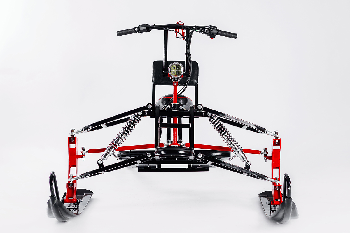 Лыжный модуль IKUDZO TERRAIN с подогревом ручек металлические лыжи в Кургане