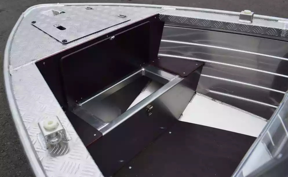 Алюминиевая лодка Wyatboat-390 DCM Увеличенный борт в Кургане