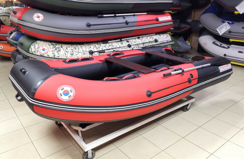 КОМПЛЕКТ Лодка MISHIMO PRO 350 + ЛОДОЧНЫЙ МОТОР MARLIN MP 9.9 (20) AMHS PRO в Кургане