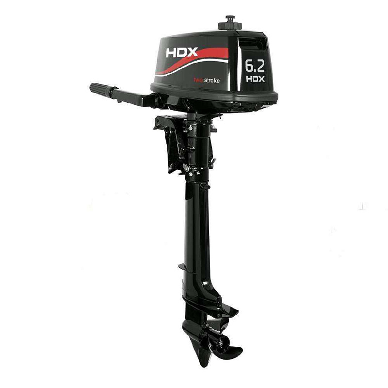 Лодочный мотор 2-х тактный HDX R series T 6,2 BMS (с топливным баком 24л) в Кургане