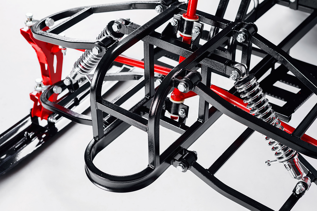 Лыжный модуль IKUDZO TERRAIN с подогревом ручек металлические лыжи в Кургане