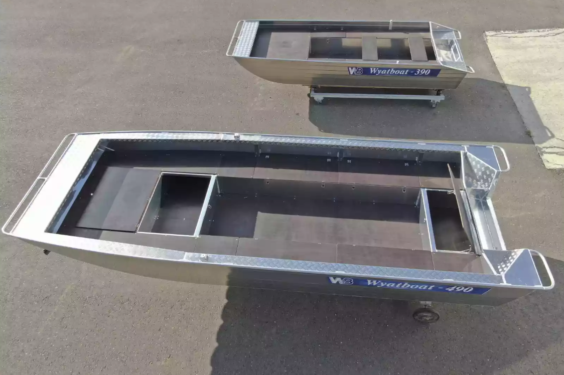 Алюминиевая лодка Wyatboat-490 Jonboat в Кургане
