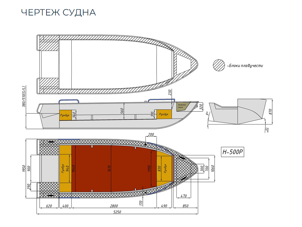 Алюминиевая лодка Неман-500 P в Кургане