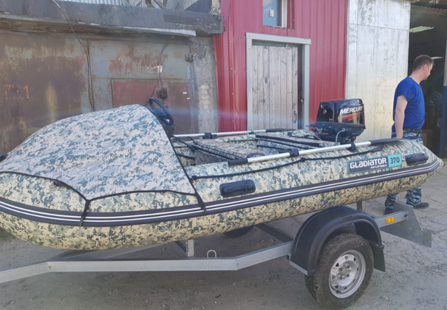 НАДУВНАЯ ЛОДКА GLADIATOR C370AL в Кургане