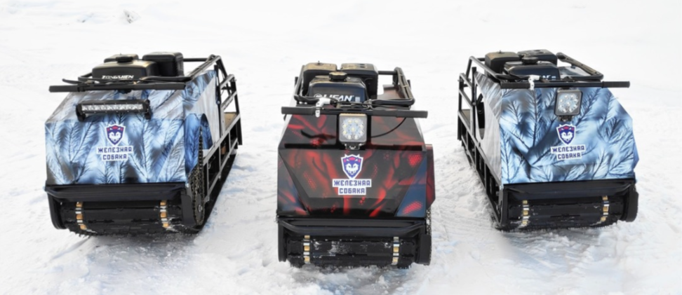 Мотобуксировщик Irondog (Железная собака) M500 15 Камуфляж Охотник в Кургане