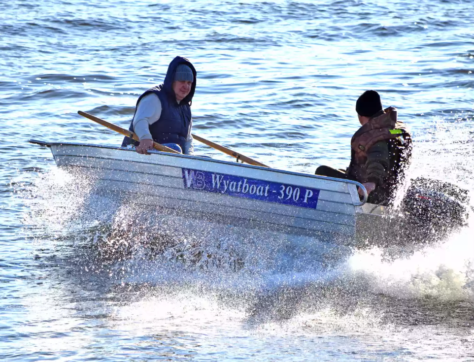 Алюминиевая лодка Wyatboat-390 P в Кургане