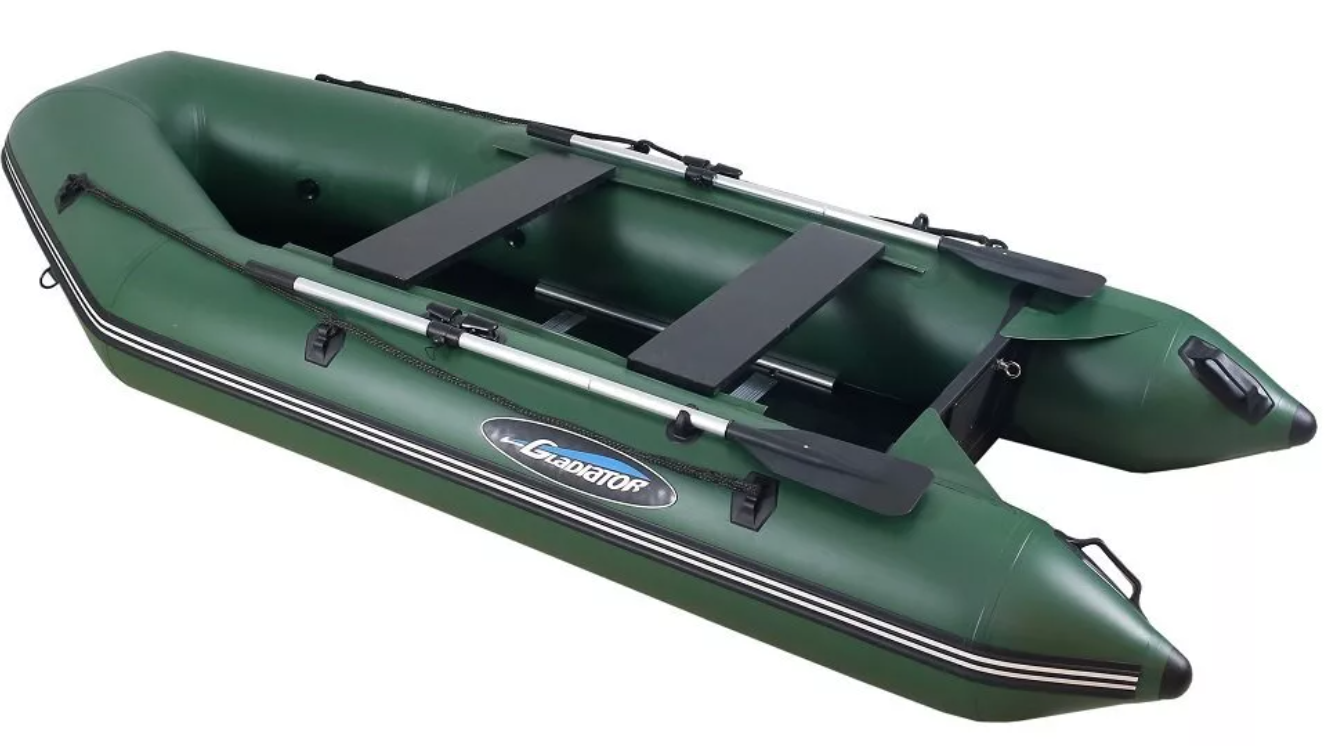 МОТОРНО-ГРЕБНАЯ ЛОДКА ПВХ GLADIATOR A 280 ТК С ФАНЕРНЫМ ДНОМ в Кургане