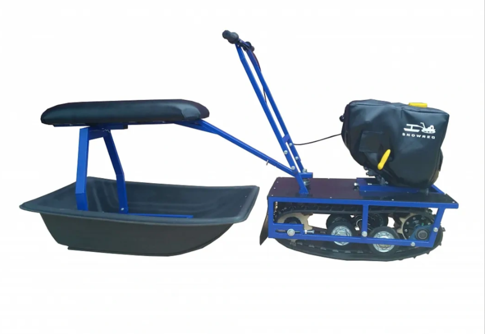 Мини-мотобуксировщик Альбатрос-М с фарой в Кургане