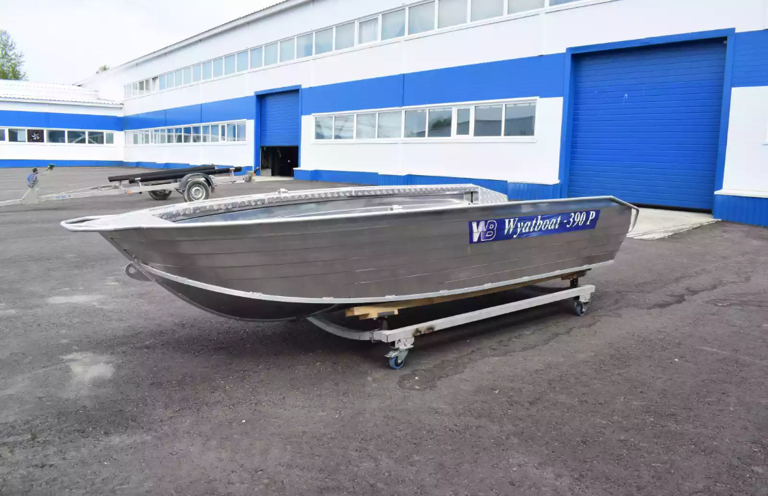 Алюминиевая лодка Wyatboat-390Р Увеличенный борт в Кургане