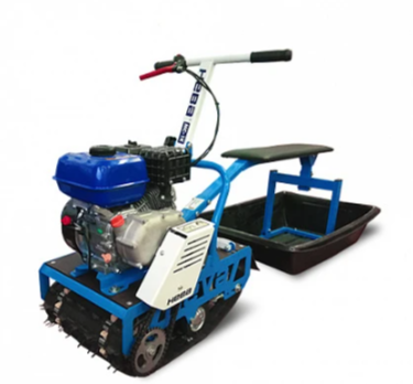 Мотобуксировщик НЕВА МС-1К с санями и сиденьем в Кургане