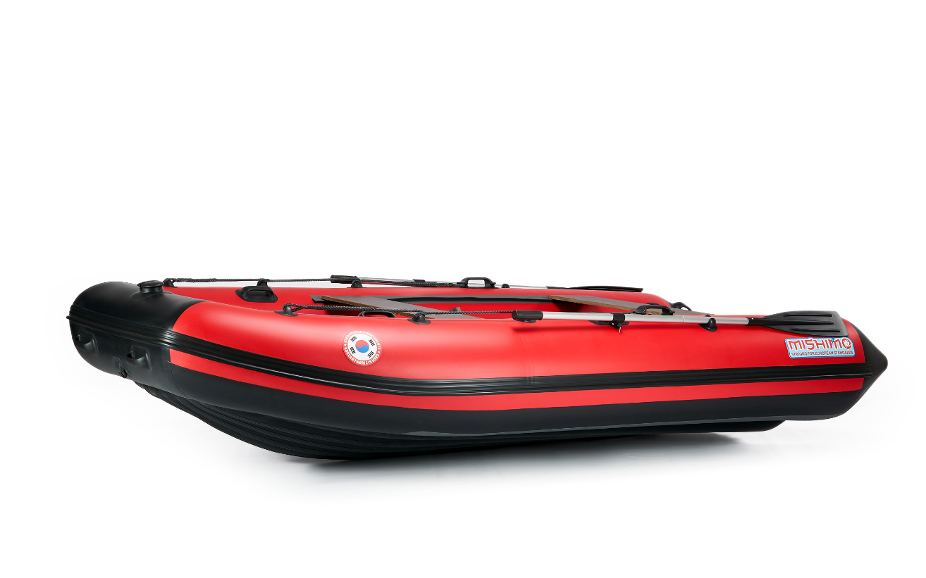 КОМПЛЕКТ ЛОДКА MISHIMO RAPID 380 PRO+ ЛОДОЧНЫЙ МОТОР MARLIN MP 9.9 (20) AMHS PROLINE FORCE в Кургане