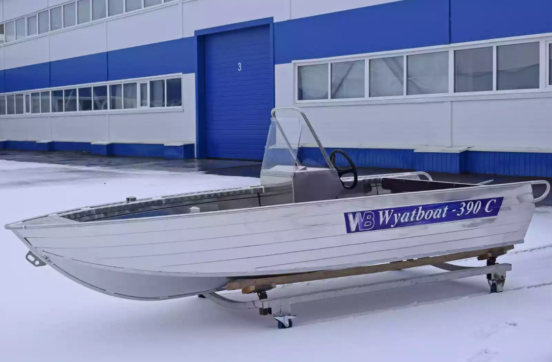 Алюминиевая лодка Wyatboat-390 C в Кургане