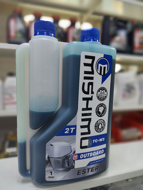 Масло MISHIMO 2T OUTBOARD (ESTER) полусинтетика 1 л в Кургане