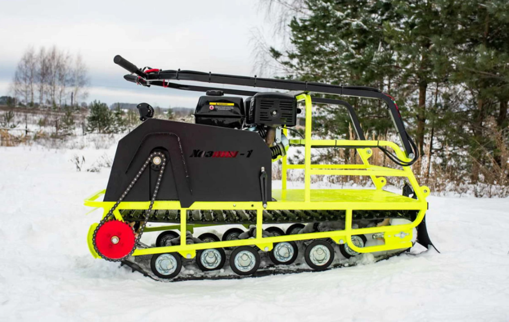 Мотобуксировщик Бурлак ХОЗЯИН-1 (капот металл) в Кургане