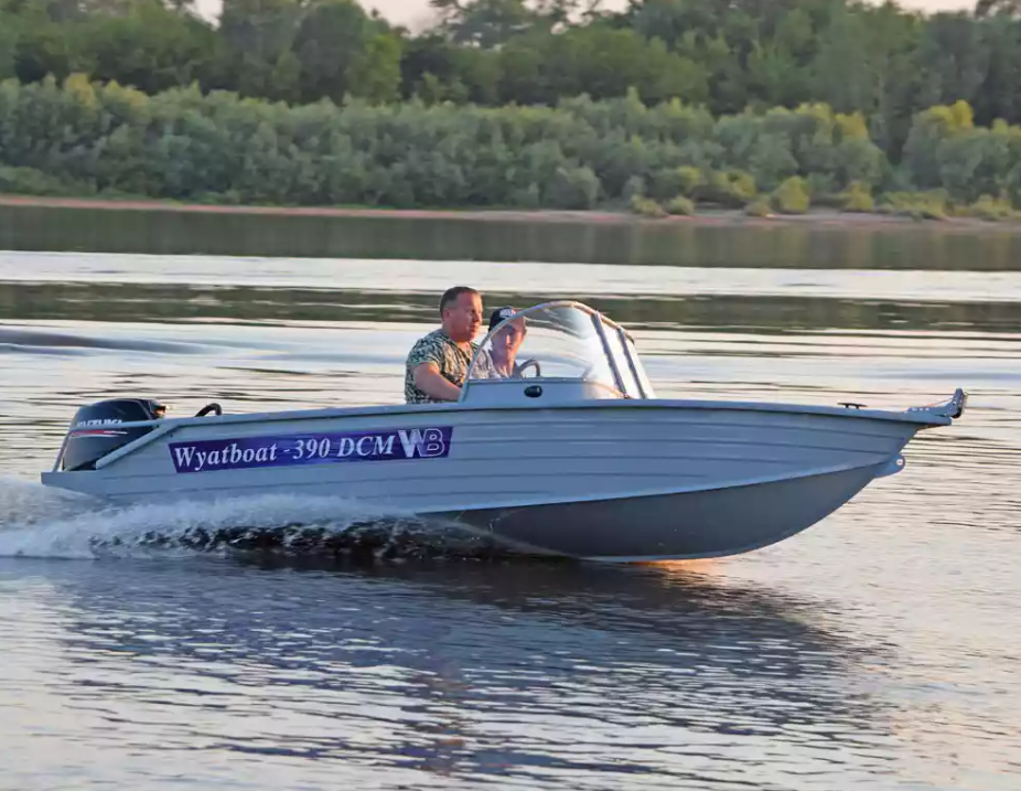 Алюминиевая лодка Wyatboat-390 DCM в Кургане