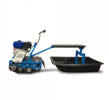 Мотобуксировщик НЕВА МС-1К с санями и сиденьем в Кургане