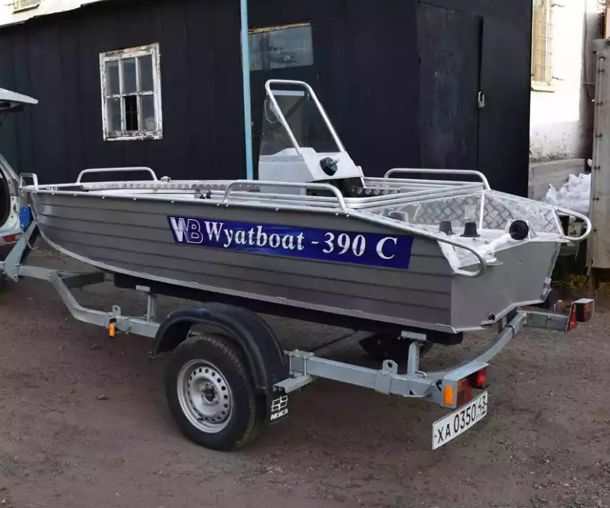 Алюминиевая лодка Wyatboat-390 C в Кургане