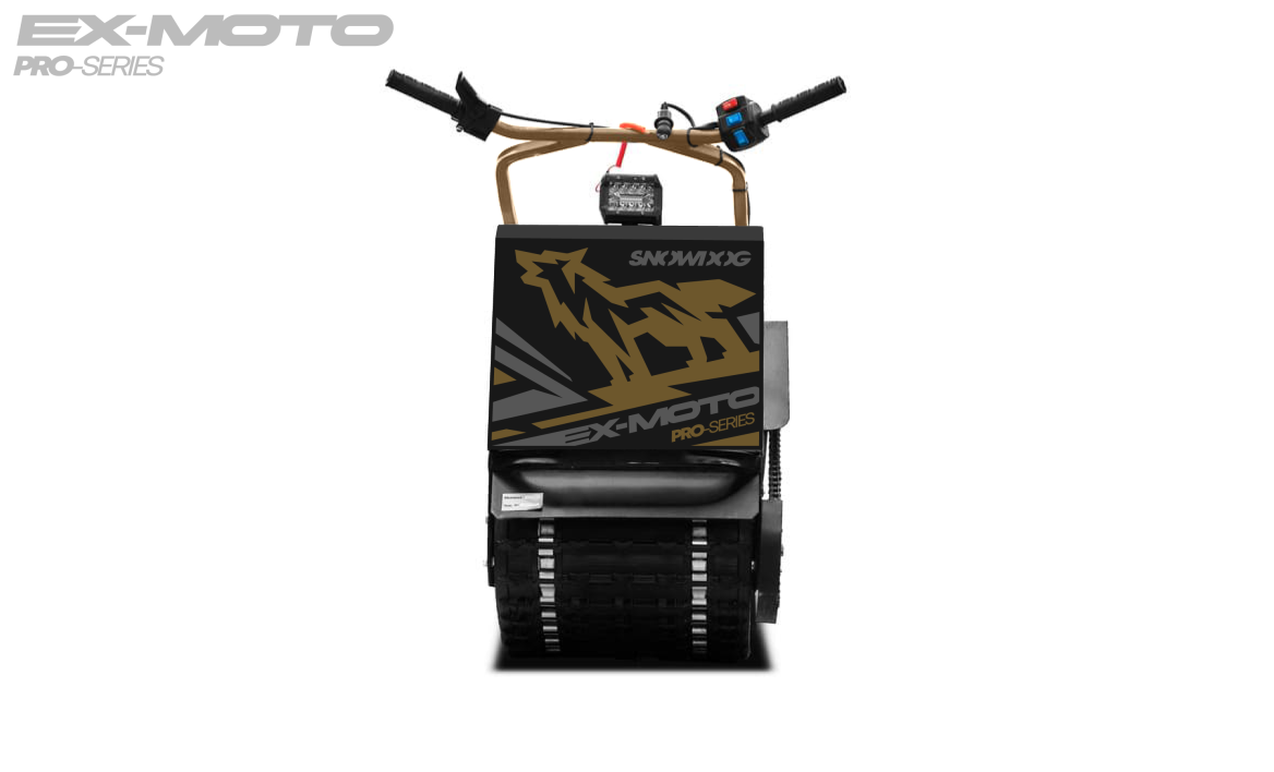 Мотобуксировщик EX-MOTO SNOWDOG S380 8л.с. в Кургане