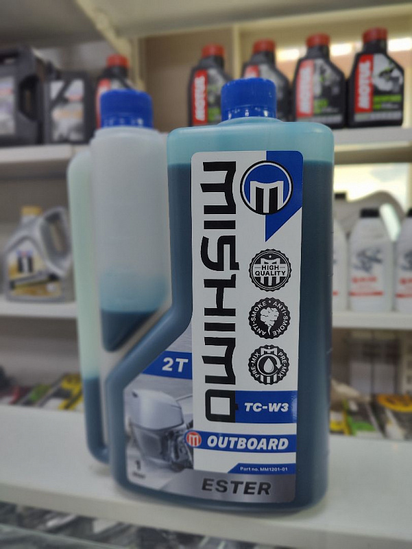 Масло MISHIMO 2T OUTBOARD (ESTER) полусинтетика 1 л в Кургане