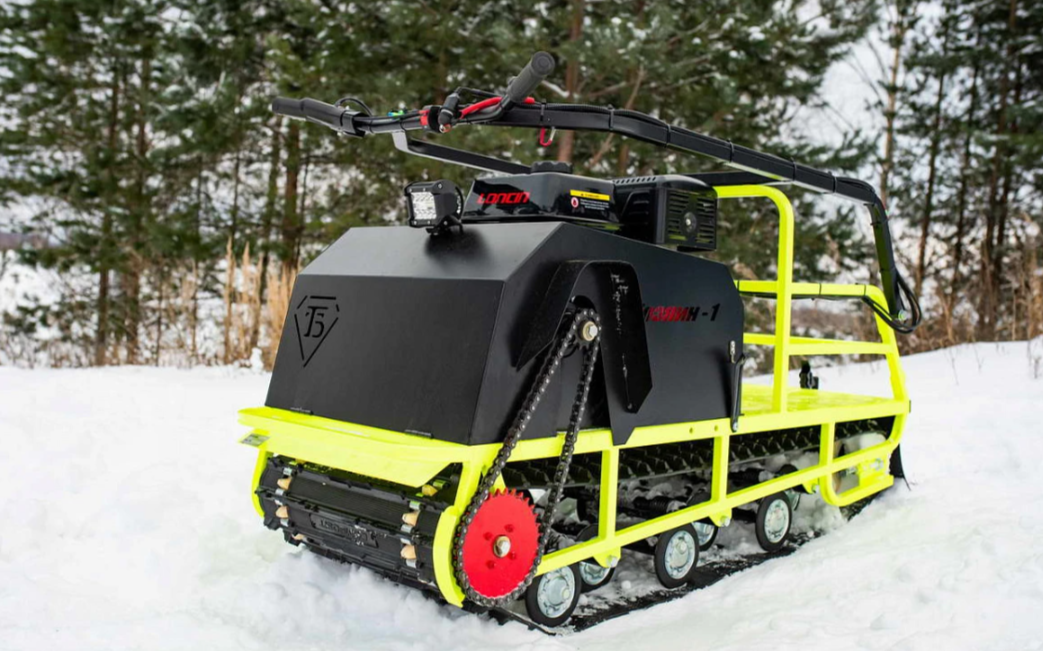 Мотобуксировщик Бурлак ХОЗЯИН-1 (капот металл) в Кургане