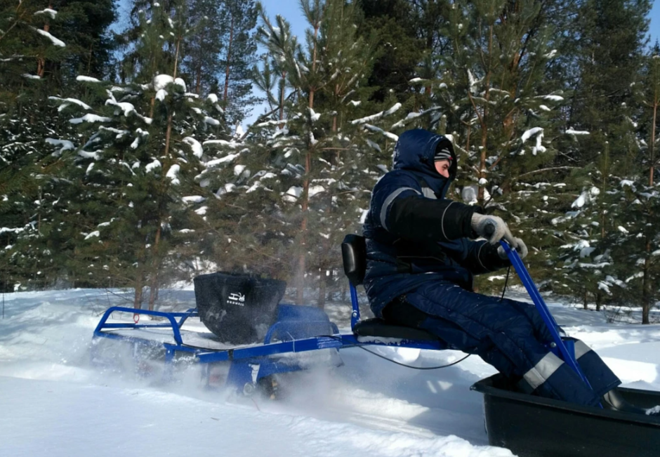 Мотобуксировщик толкач Альбатрос-XL8 с модулем. Без фары, тележки в Кургане