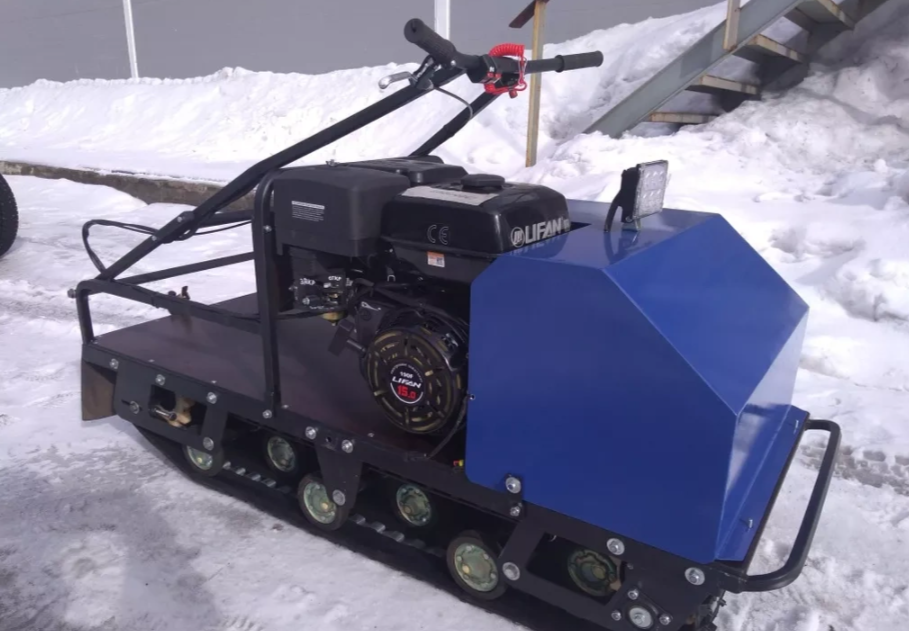 Мотобуксировщик AhtaR ЗИМА с реверсом (задний ход) в Кургане