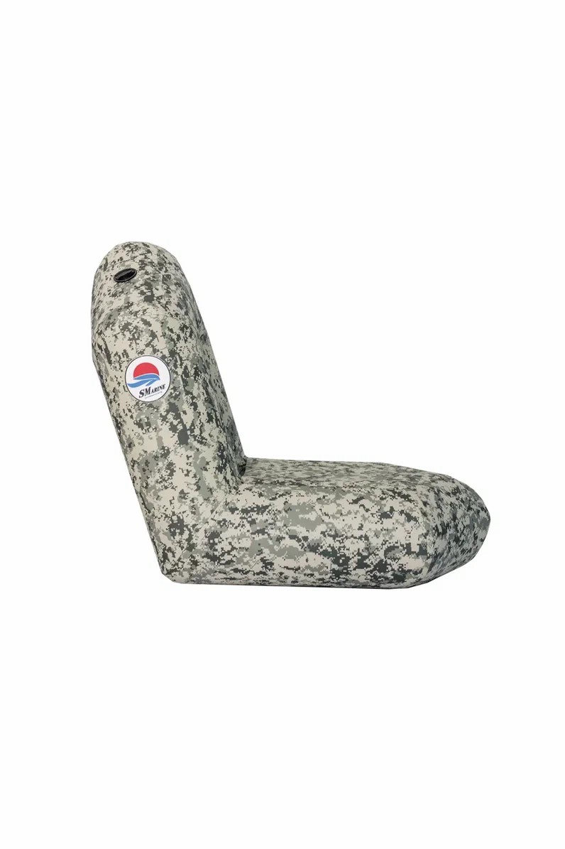 КРЕСЛО НАДУВНОЕ SMARINE, 85Х75 СМ, ПВХ, ЗЕЛЕНЫЙ ПИКСЕЛЬ в Кургане