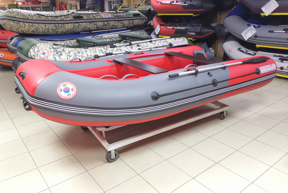 КОМПЛЕКТ Лодка MISHIMO PRO 350 + ЛОДОЧНЫЙ МОТОР MARLIN MP 9.9 (20) AMHS PRO в Кургане