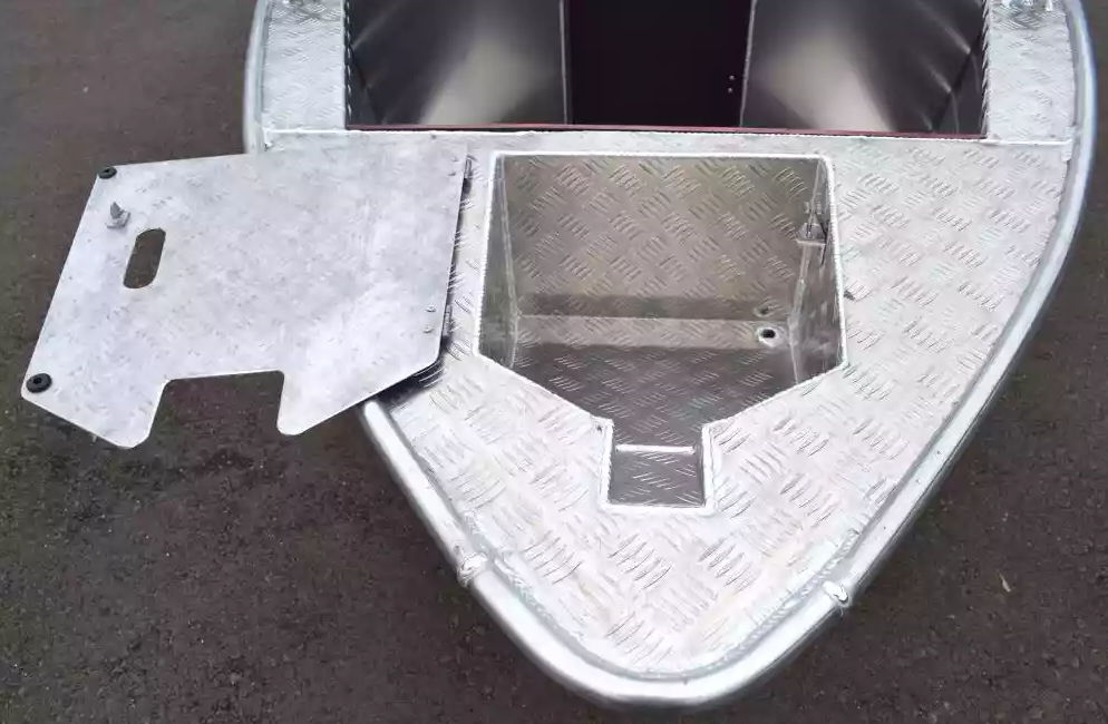 Алюминиевая лодка Wyatboat-390 DCM Увеличенный борт в Кургане