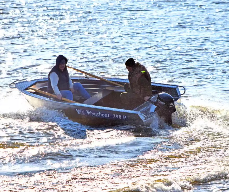 Алюминиевая лодка Wyatboat-390 P в Кургане