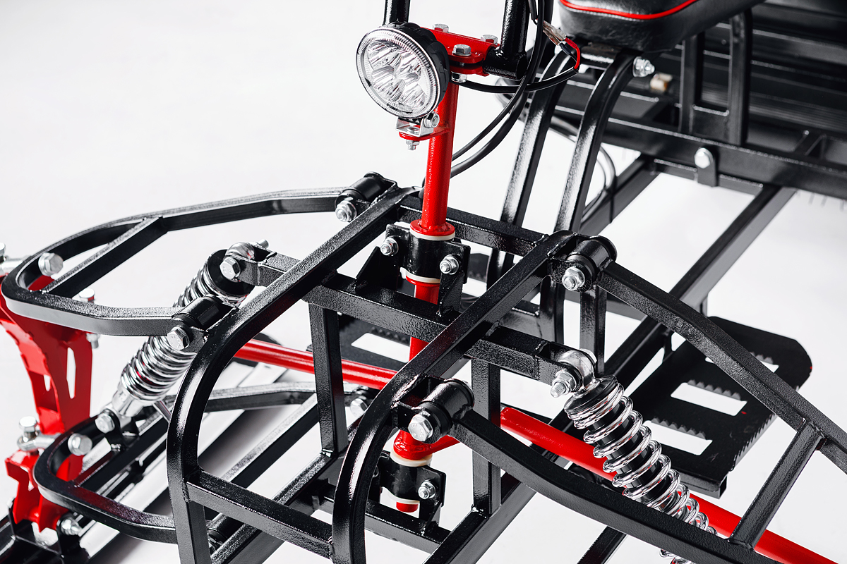 Лыжный модуль IKUDZO TERRAIN с подогревом ручек металлические лыжи в Кургане