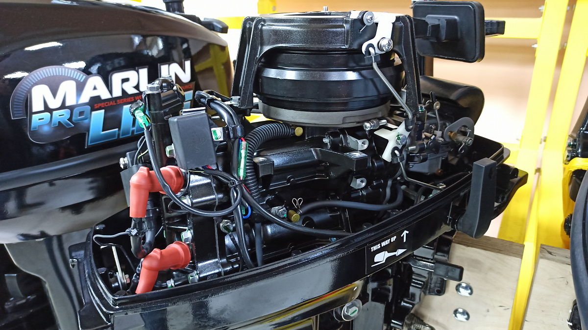 КОМПЛЕКТ Лодка MISHIMO PRO 350 + ЛОДОЧНЫЙ МОТОР MARLIN MP 9.9 (20) AMHS PRO в Кургане