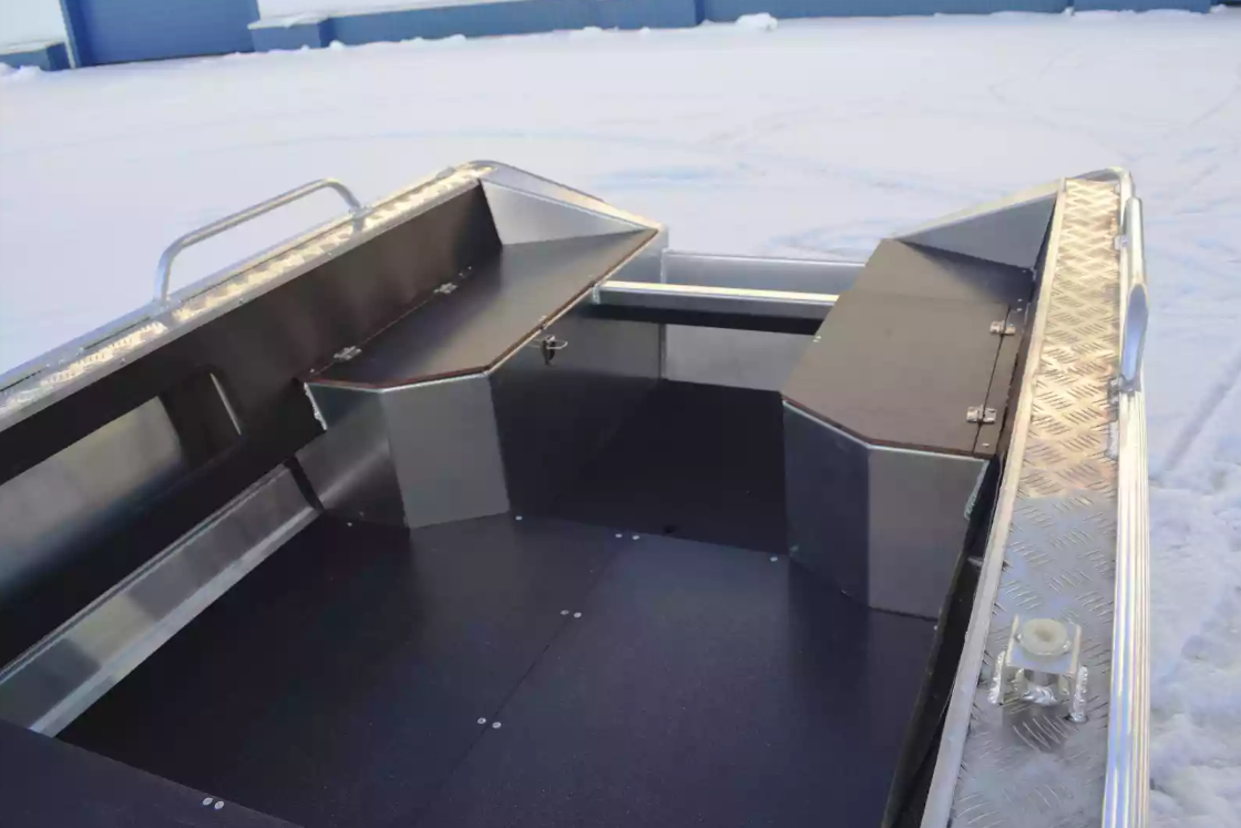 Алюминиевая лодка Wyatboat-370 в Кургане