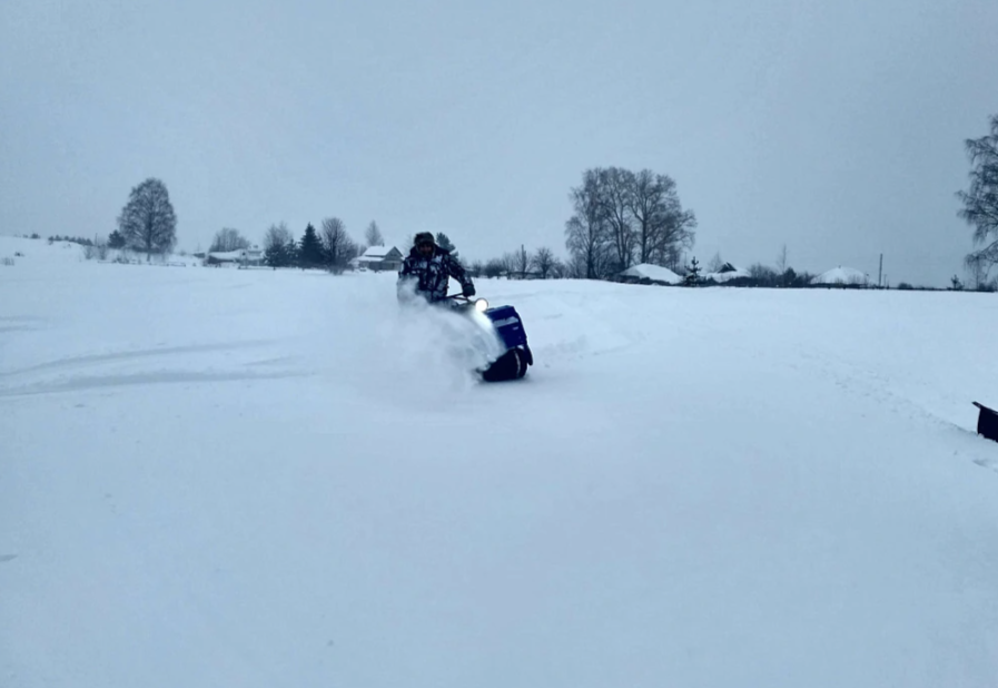 Мотобуксировщик Альбатрос-XLV 9 мини, тележки, 1250 мм в Кургане