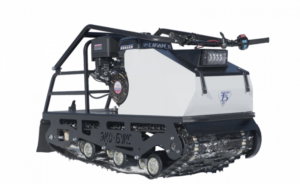 Мотобуксировщик ЭКО-букс V.2 15 л.с. (катковая подвеска, передний привод, длина 1450 мм) в Кургане