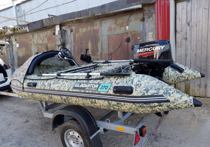 НАДУВНАЯ ЛОДКА GLADIATOR C370AL в Кургане