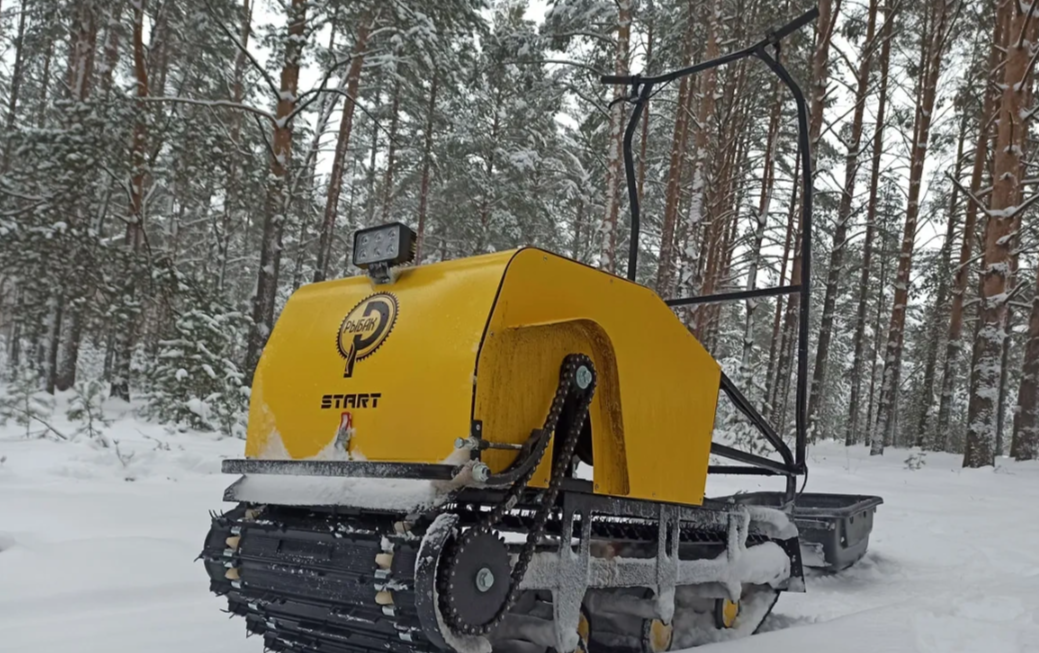Мотобуксировщик РЫБАК СТАРТ Lifan 15 л.с. (металлический капот) в Кургане