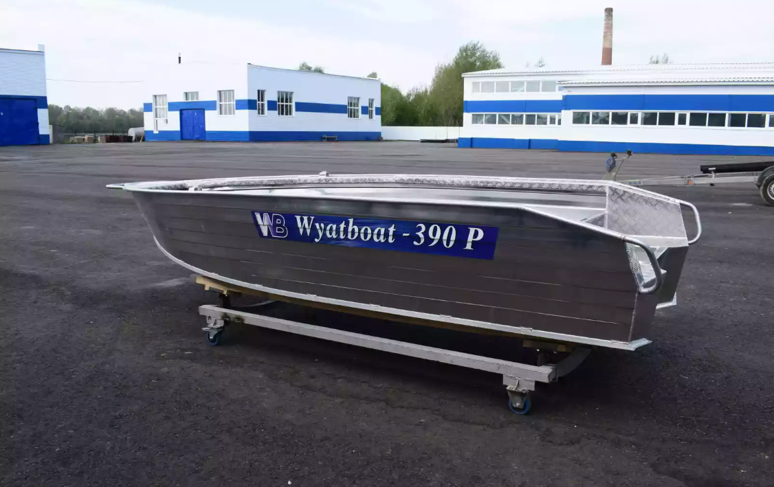 Алюминиевая лодка Wyatboat-390Р Увеличенный борт в Кургане