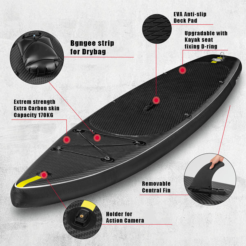 SUP (САП) ДОСКА MISHIMO CARBON DARKSIDE 11’ (335СМ) в Кургане