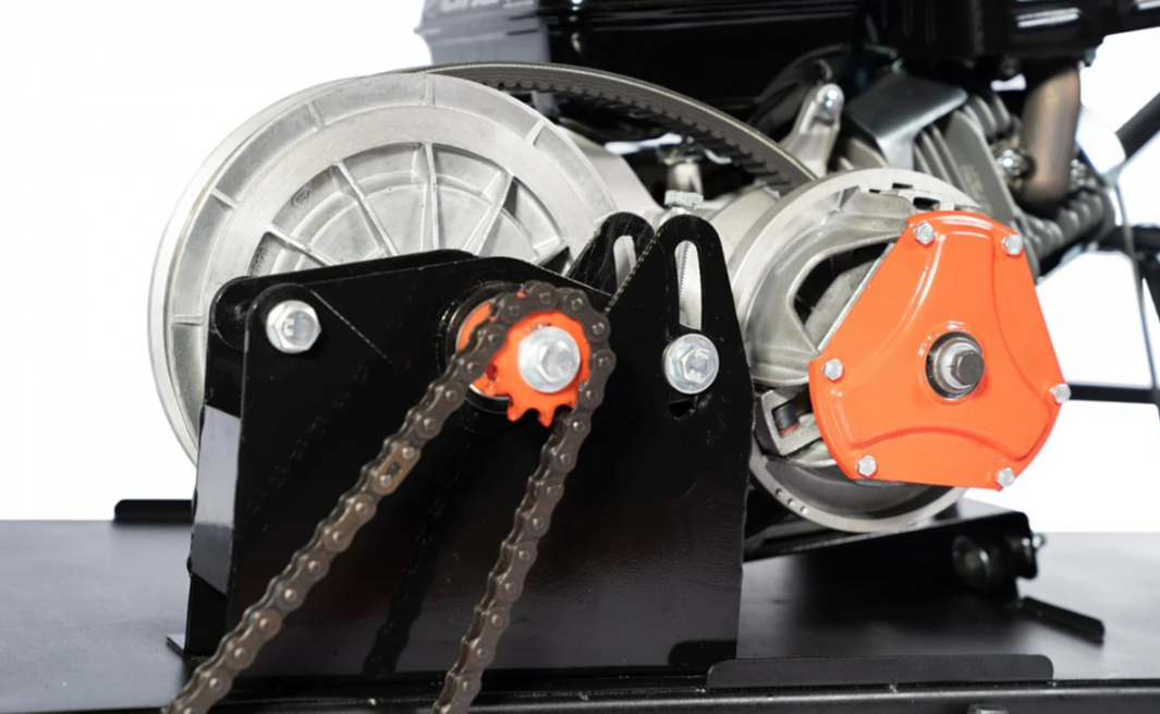 Мотобуксировщик БУРЛАК-M2 LFS 13 л.с. с эл/зап (передний привод, склизы) в Кургане