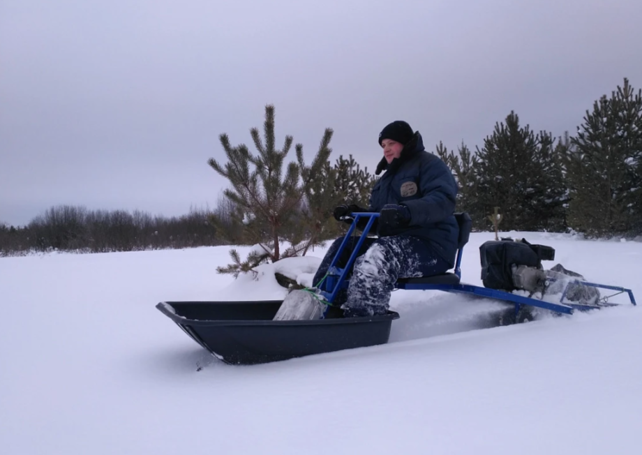 Мотобуксировщик толкач Альбатрос-XL8 с модулем. Без фары, тележки в Кургане