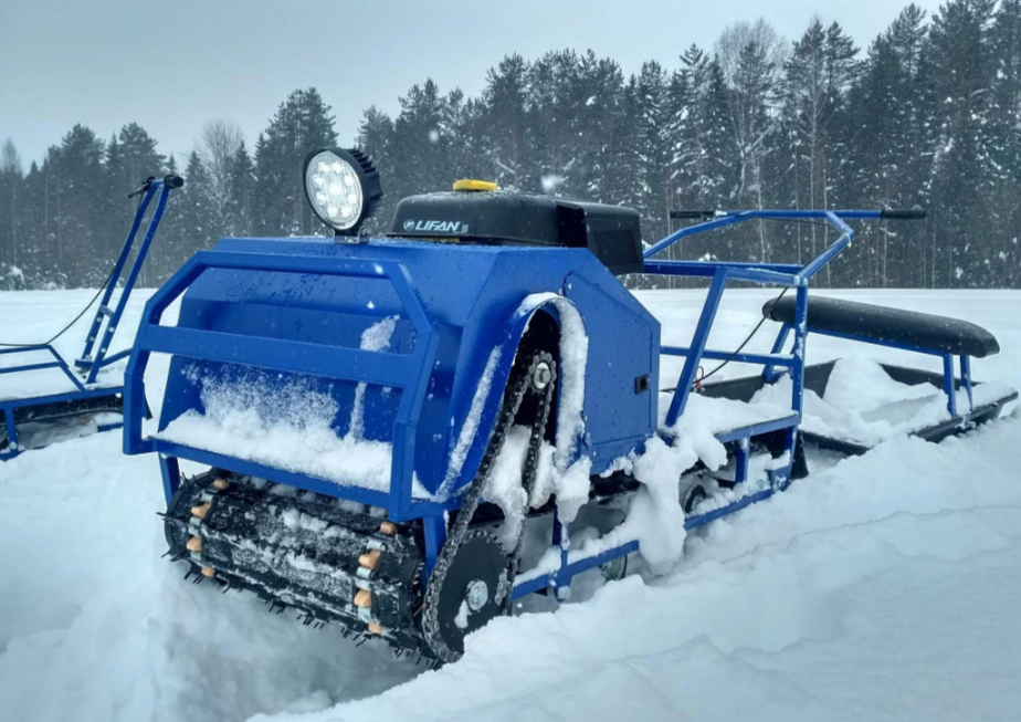 Мотобуксировщик Альбатрос-XLV 9 мини, тележки, 1250 мм в Кургане