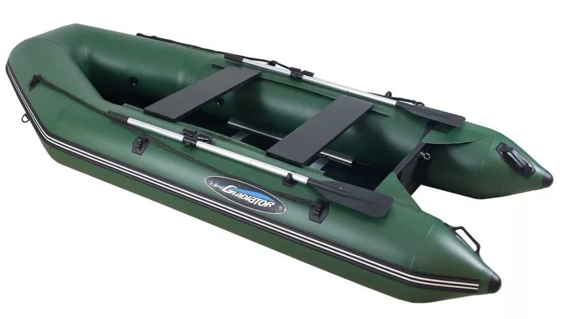 МОТОРНО-ГРЕБНАЯ ЛОДКА ПВХ GLADIATOR А 340 ТК С ФАНЕРНЫМ ПОЛОМ в Кургане