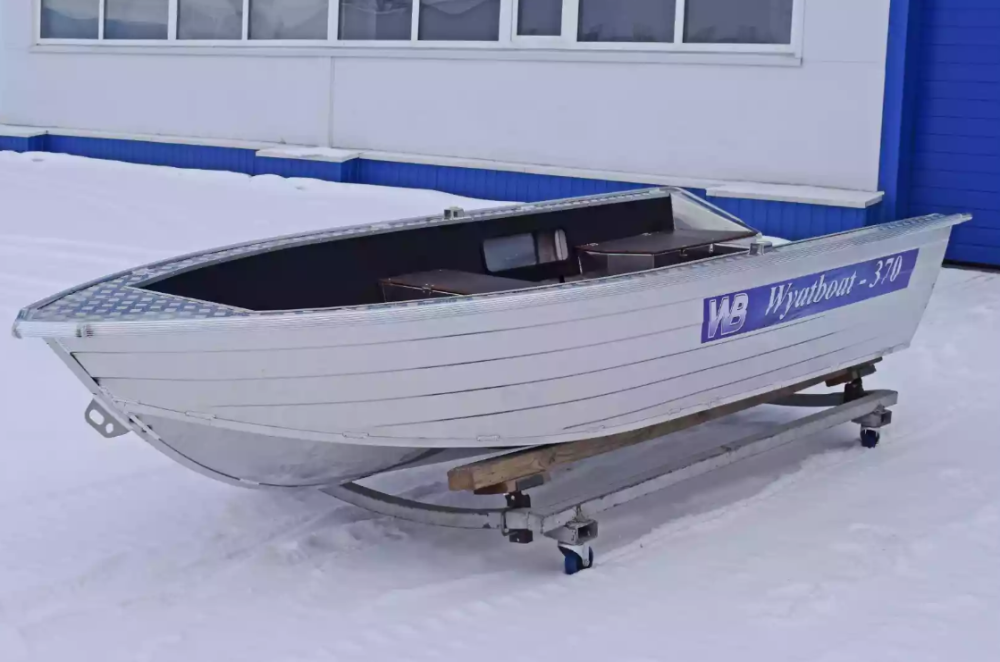 Алюминиевая лодка Wyatboat-370 в Кургане