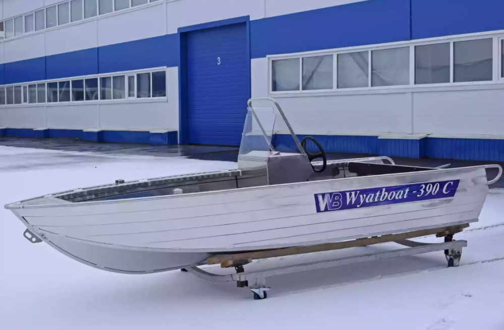 Алюминиевая лодка Wyatboat-390 C в Кургане