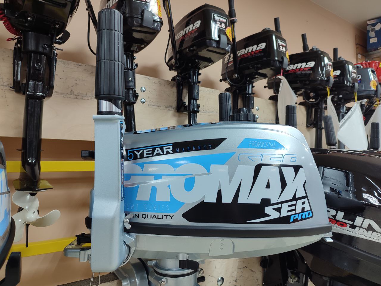 Лодочный мотор PROMAX SP5FHS (внешний бак 12 л) в Кургане