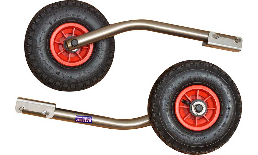 Транцевые колеса модульные удлиненные из нержавеющей стали в Кургане